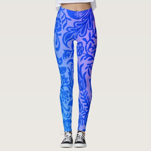 blauw roze flesje leggings (Voorkant)