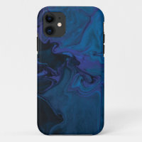 blauw roze marmer Hoesje-Mate Tough Apple