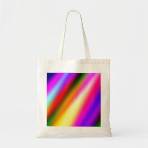 Blauw roze ombre waterverf abstract pastel regenbo tote bag