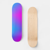 Blauw roze Paarse Kleurrijke 4Joey Skateboard (Voorkant)