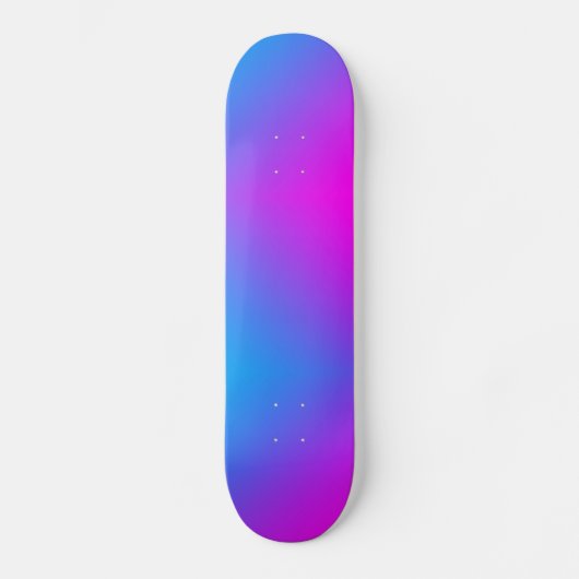 Blauw roze Paarse Kleurrijke 4Joey Skateboard (Voorkant)