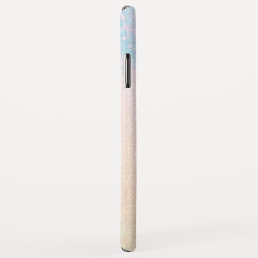 *~* Blauw roze Sparkle Gold Glitter Mermaid Case-Mate iPhone Case (Achterkant/rechts)