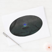 Blauw Rozen Stickers (Envelop)