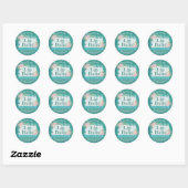 Blauw Rustiek Hout Roze Rozen Lip Balm Labels (Vel)