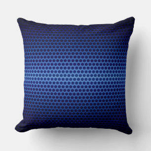 Blauw RVS Gat Metaal Kussen