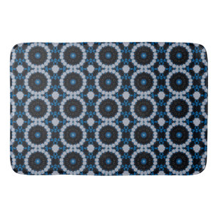 Blauw 's ochtends en 's nachts badmat