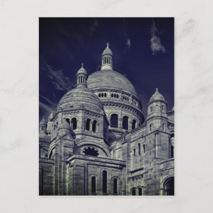 Blauw Sacre Coeur Parijs Europa Reizen Briefkaart