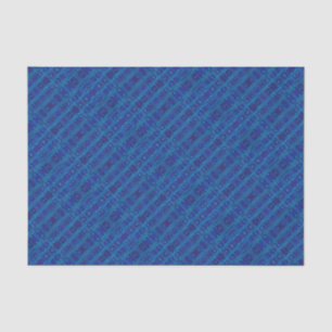 Blauw saffierweefsel, naadloos geometrisch patroon tissuepapier