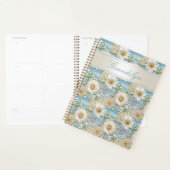 Blauw Satijn Daisy & Parels 3D Planner (Display)
