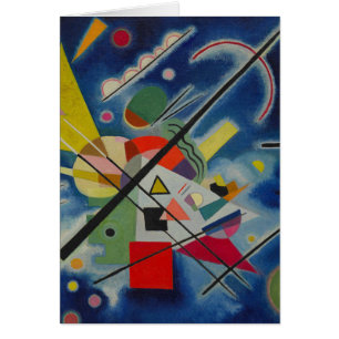 Blauw schilderij van Kandinsky