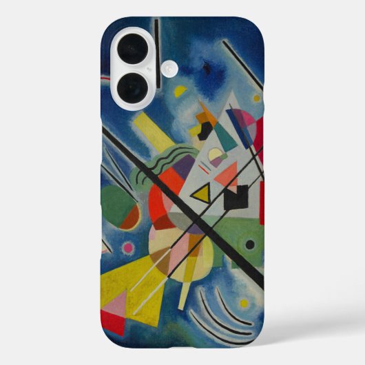 Blauw schilderij van Kandinsky Case-Mate iPhone Case (Achterkant)