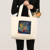 Blauw schilderij van Kandinsky Grote Tote Bag (Voorkant (product))
