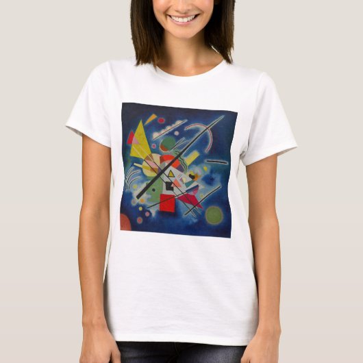 Blauw schilderij van Kandinsky T-shirt (Voorkant)