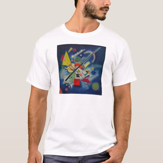 Blauw schilderij van Kandinsky T-shirt (Voorkant)