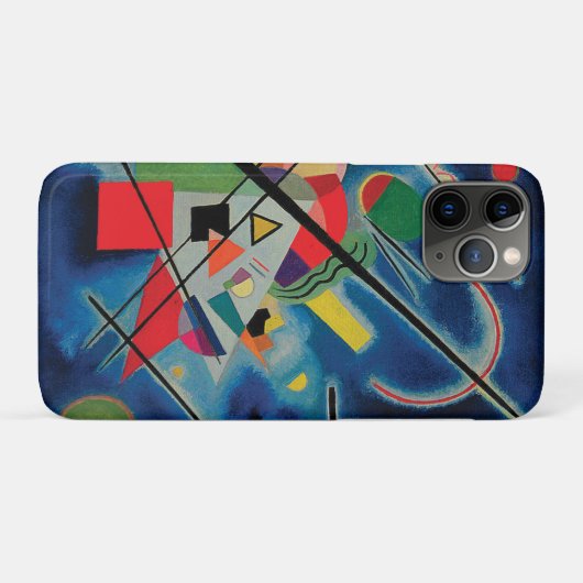 Blauw schilderij van Wassily Kandinsky Case-Mate iPhone Case (Achterkant (horizontaal))