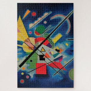 Blauw schilderij van Wassily Kandinsky Legpuzzel