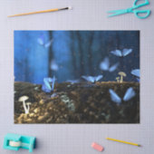 Blauw schottpapier voor de ontkoppeling van het la tissuepapier (Craft)