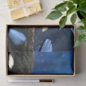 Blauw schottpapier voor de ontkoppeling van het la tissuepapier (Geschenk)