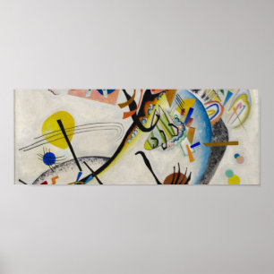 Blauw segment poster