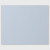 Blauw Shades Streep Bruidsdouche Cadeaupapier (Vlak)
