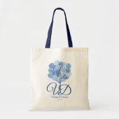 Blauw ShadesTree in ander ontwerp Tote Bag (Voorkant)