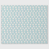 Blauw Shell Pattern Wrapping Paper Cadeaupapier (Vlak)