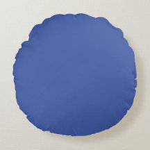 Blauw Sierkussen rond de 16 inch