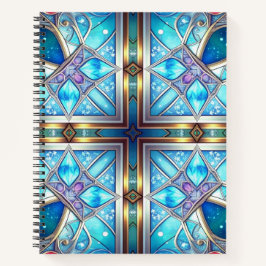 Blauw Sierlijk Notitieboek