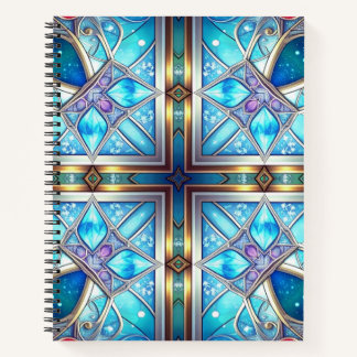 Blauw Sierlijk Notitieboek