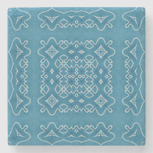 Blauw sierpatroon van de Tegel - ingewikkelde geom