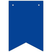 Blauw Sinaasappel Klasse van 2024 Foto Graduation  Vlaggetjes (Eerste vlag)