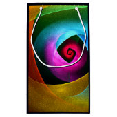 Blauw Sinaasappel Roze Moderne Abstracte Kunst Pat Klein Cadeauzakje (Achterkant)