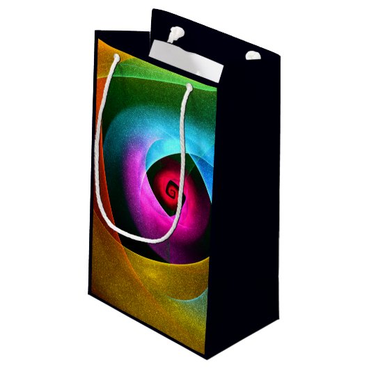 Blauw Sinaasappel Roze Moderne Abstracte Kunst Pat Klein Cadeauzakje (Achterkant Gekanteld)