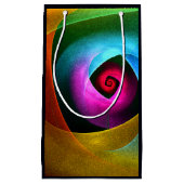 Blauw Sinaasappel Roze Moderne Abstracte Kunst Pat Klein Cadeauzakje (Voorkant)