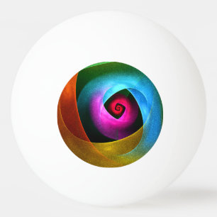 Blauw Sinaasappel Roze Moderne Abstracte Kunst Pat Pingpongballen