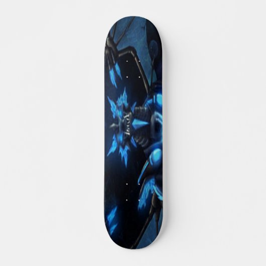 blauw skateboarddek skateboard (Voorkant)
