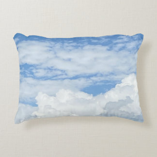 BLAUW SKY CLOUDS FOTO ACCENT PILLOW KUSSEN
