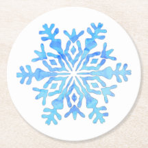 Blauw sneeuwvlokontwerp