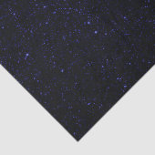 Blauw Sparkle-Black Tissuepapier (Detail)