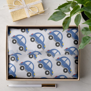 Blauw speelgoed kind Birthday cadeaupapier Tissuepapier
