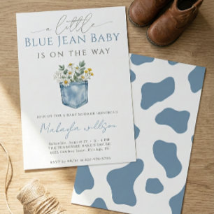 Blauw Spijkerbroek Denim Landelijke Jongens Baby B Kaart