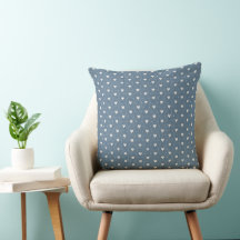Blauw spijkerdenim en witte harten