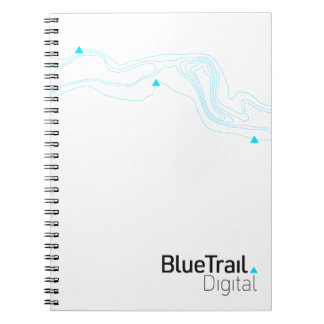 Blauw spiraalnotitieboek van Blue Trail Notitieboek