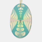 Blauw sprookje keramisch ornament (Links)