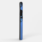 blauw staal Case-Mate iPhone case (Achterkant/rechts)