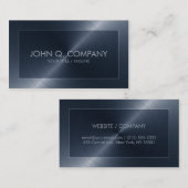 Blauw staal Visitekaartje (Voorkant / Achterkant)