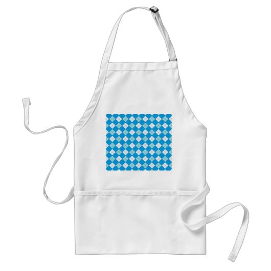 Blauw Standaard Schort (Voorkant)