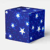 Blauw Stargazer Hart Bedankdoosjes (Achterkant)
