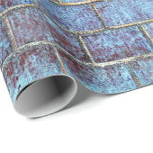 blauw steenbakkerpapier cadeaupapier (Rol Hoek)