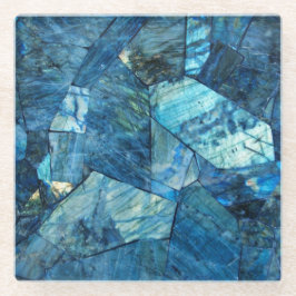 Blauw steenbreukglas Onderzetter